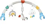 Baby Stroller Arch Toy, Safe Soft Plush Fun Crib Toys Hanging with Sound for Crib Bed, Stroller, Car Seat Accessories Toys Hanging Car Seat