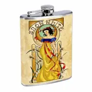 Apple Princess Em1 Flask 8oz Stainless Steel Hip Drinking Whiskey