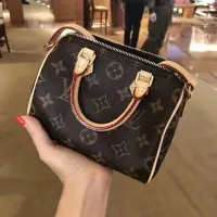 在飛比找Yahoo!奇摩拍賣優惠-LV 路易威登 Nano Speedy Mini 女包 M6