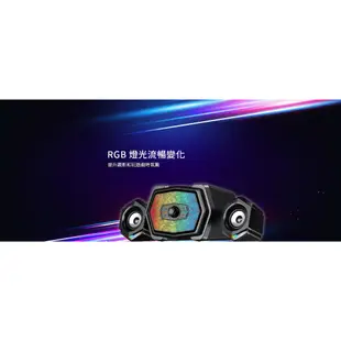 【Abee 快譯通】 2.1聲道多媒體燈光電腦喇叭(PC-335W)