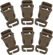 [Abaodam] 6pcs Plastic Backpack Buckle Clips Universal Fit for Outdoor Activities Comfortable Design