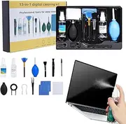 Digital Cleaning Kit,Computer Screen Cleaner Set | Desk Accessories, Electronics Dusting Tools for Earbuds Tablets Cameras Headphones Smartwatches Mobile Phone