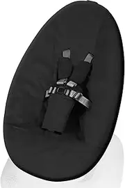 Greuame Baby Swing Cover - Compatible with 4moms MamaRoo 5 Launched 2022 - Soft & Breathable Fabric, Machine Washable, Perfect for Baby & Newborn (Cover Only) Black
