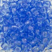 8/0 TOHO ROUND Transparent Light Sapphire Seed Bead (8g)