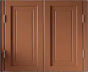 EKDJSN Cafe Swinging Doors, Indoor Solid Wood Swing Door, Partition Door Hinges Half Waist Door, Auto Close Bar Door for Terrace Emporium, Custom (Color : Brown, Size : 51.1in/130cm)