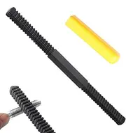 Thread Repair File - Restoration File Stainless Thread File with Pitch Gauge Made of Carbon Steel Black High Hardness Multifunctional Thread Repair Tool Restoration File