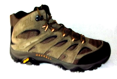 NIB MERRELL MOAB 3 MID WALNUT SUEDE & MESH ATHLETIC BOOTS SNEAKERS 14 W