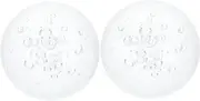 Generic 2pcs Crystal Glass Balls Decorative Orbs for Desktop Decor Stunning Light Reflecting Sphere for Bowls Vases and Party Decorations