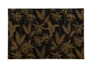 Maxwell & Williams Flexible Placemat Jungle 45x30cm Black w/Gold