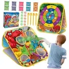Bean Bag Toss Game Kids Outdoor Toys,Double-Sided Foldable Cornhole Board