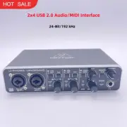 UMC204HD 24-Bit 2x4 USB MIDI/Audio Interface External Sound Card w/ Mic Preamp