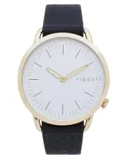 Rip Curl Womens SUPER SLIM GOLD LEATHER SURF WATCH - A2986G Rrp $179.99