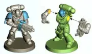 Space Marines Primaris Intercessor B - Single Miniature - Warhammer 40K