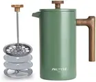 Poliviar French Press 1L Coffee Press Vacuum Insulated Heat Retention Cof_