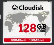 Compact Flash Card 128GB 1000X CF 2.0 Card Performance for DSLR Camera, Vintage
