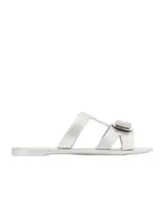 New Vara plate strappy slide US6,US9,US8,US7 silver
