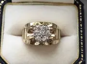 mens 10k 0.50ct 5grams ring