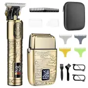 Professional Hair Clippers and Foil Shavers for Men - Cordless Beard Trimmer and Electric Razor for Precision Grooming and Styling
