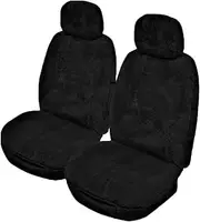 My Car V121-SALPA3004 Alpine Sheepskin Seat Cover, 25 mm Size, Black