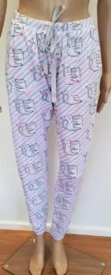 PETER ALEXANDER PJS SALE Womens Coffee Cat Pants Size S/M/XL/XXL BNWT Cotton PJ