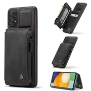 CaseMe Shockproof Samsung Galaxy A52s 5G Case Cover Wallet A528 [Black]