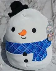 Squishmallow KellyToy Manny the Snowman 14” Christmas Plush Stuffed Animal