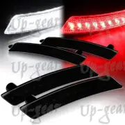 For 07-16 Mini Cooper Smoke Lens White/Red LED Front + Rear Side Marker Lights (for: Mini)