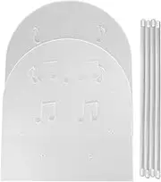 Acrylic Record Display Rack, Clear Large Capacity, 45° Tilted Easy Access Design, Protective Curved Side Panels, sturdy Storage Stand for Bedroom Living Room