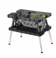 Ryobi Folding Table with Two Clamps and Collapsible Legs, 180kg Rated 85cm L