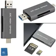 USB 3.1 Card Reader Hi speed 312MB/s SD microSD micro SDXC MMCmicro miniSD SDXC