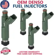NEW x4 OEM DENSO Fuel Injectors For 2000-2004 Toyota Corolla 1.8L I4 23250-22040 (for: Chevrolet)