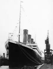 New 8x11 Photo: RMS TITANIC Ship, Ill-fated White Star Line Ocean Liner in 1912