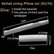 Classic 6 String Guitar Bridge Saddles Part For Folk Acoustic Guitar