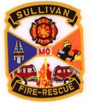 MISSOURI MO SULLIVAN FIRE RESCUE DEPARTMENT NICE SHOULDER PATCH POLICE SHERIFF