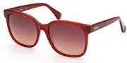 Max Mara MM0025 66F Men's Sunglasses Red Size 57