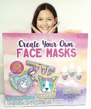 FACE MASK KIT, Custom Scented Masks! DIY, SAFTY TESTED! CREATE YOUR OWN! Ages 6+