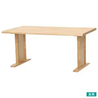 在飛比找樂天市場購物網優惠-◎實木餐桌 SAZANAMI 150 LBR 橡膠木 TW 