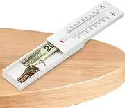 Key Hider Outdoor,Wall-Mounted Secret Safe - Faux Thermometer Hiding Storage, Secret Hiding Safe Lock Box for Code Lock Money