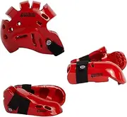 Proforce Lightning Martial Arts Protective Sparring Gear Bundle - Headgear, Gloves, Ultra Kicks