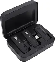 Dpofirs 2 Pack Wireless Lavalier Microphone for Camera PC Smartphone, USB C Wireless Lapel Mic with Noise Reduction, 8H Clip on Dual Microphone for Video Recording Vlogging