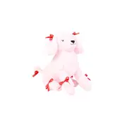 Linen House Kids 19x33cm Paris Poodle Novelty Soft Cushion Home/Room Decor Pink