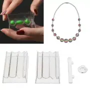 Clear Acrylic Clay Bead Roller Bead Forming Tool Jewelry Craft Tool for DIY Bead