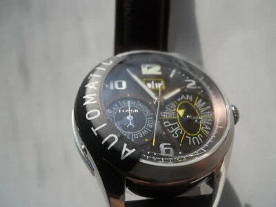 New Fossil Men's Automatic Brown Leather,Analog,mechanical & auto watch.ME-1031