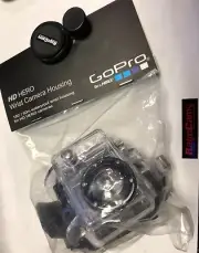 GOPRO HERO HERO2 960 WATERPROOF WRIST CAMERA UNDERWATER DIVE HOUSING+Lens Cap's