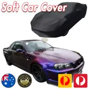 Classic Car Cover Ultra For Nissan Skyline GTR R32 R33 R34 R35 ALL Black Spandex