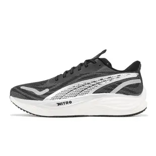 Puma 慢跑鞋 Velocity Nitro 3 男鞋 黑 白 氮氣中底 緩衝 路跑 運動鞋 37774801