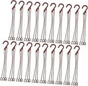 GANAZONO 60pcs Plastic Hangers Durable Hanging Hooks for Indoor and Outdoor Use for Displaying Flowers and Pots Gardens Balconies and Spaces
