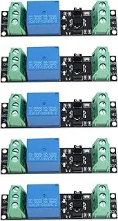 EMSea 5pcs 3V Relay Power Switch Board 1 Channel Optocoupler Relay Module Isolated Drive Control Board for ESP8266 Development Board