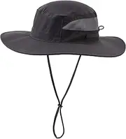 Decentron Men's Outdoor Mesh Boonie Sun Hat Wide Brim UV Protection Fishing Hat