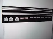 Ohio State University Police SWAT Truck Decals 1:24